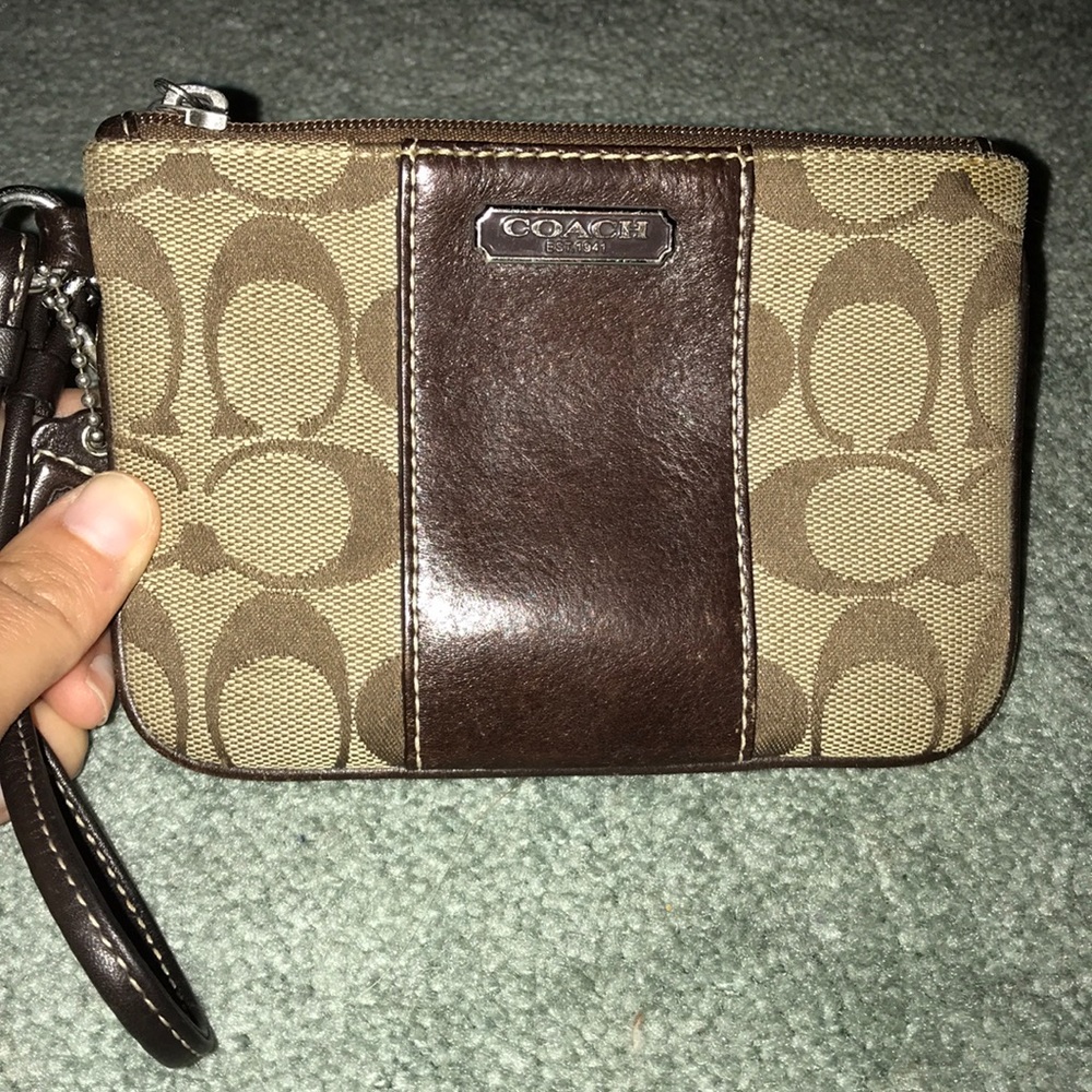 Beautiful Authentic Coach wristlet